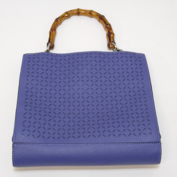 Dana Buchman Purse Faux Bone Cane Handle and Detachable Crossbody Strap NWOT - Picture 2 of 8